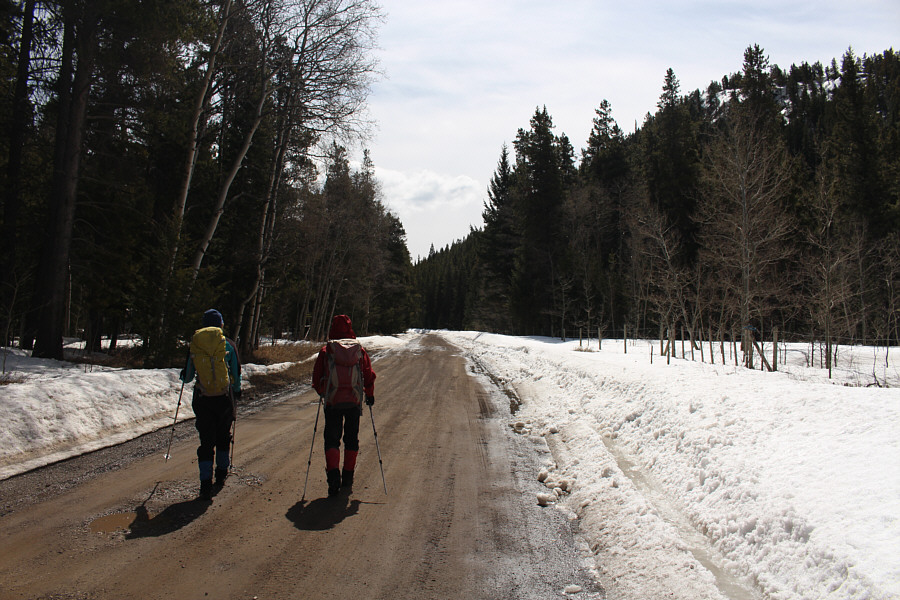 Boring? Yes, but it sure beats post-holing!