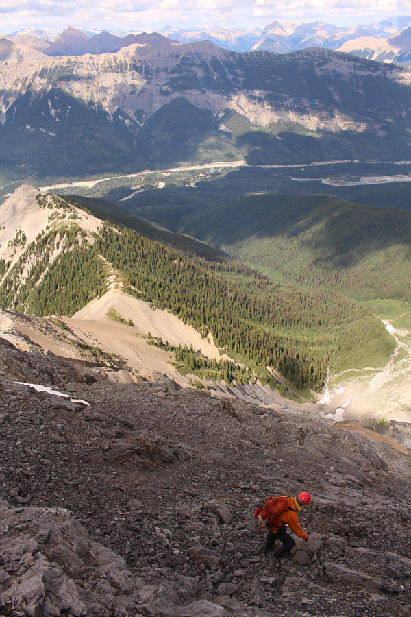 Seemed easier going up than coming down!