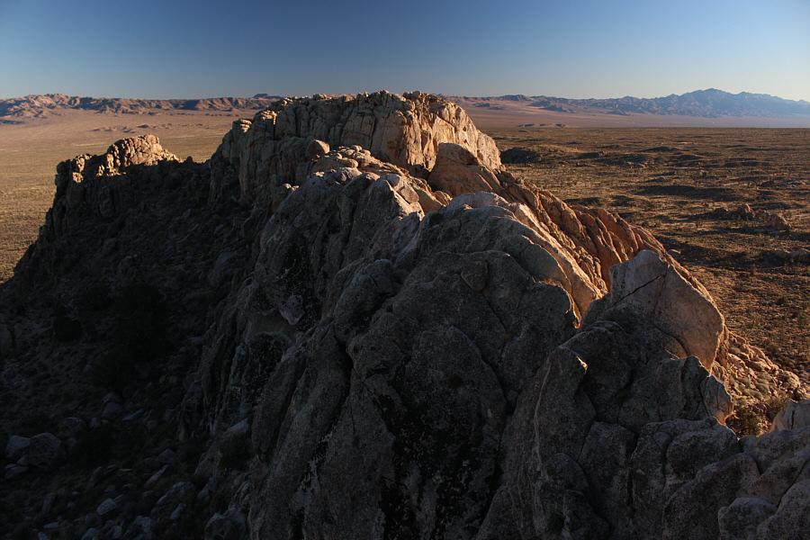 The central summit looks rather daunting from here. I'm glad I don't have to go back that way!