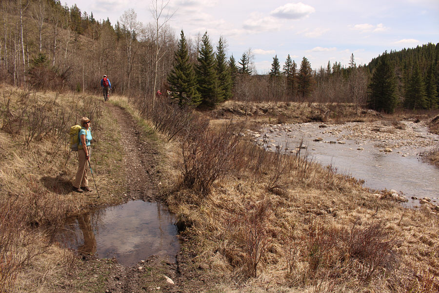 Looks like a rather boring walk back...