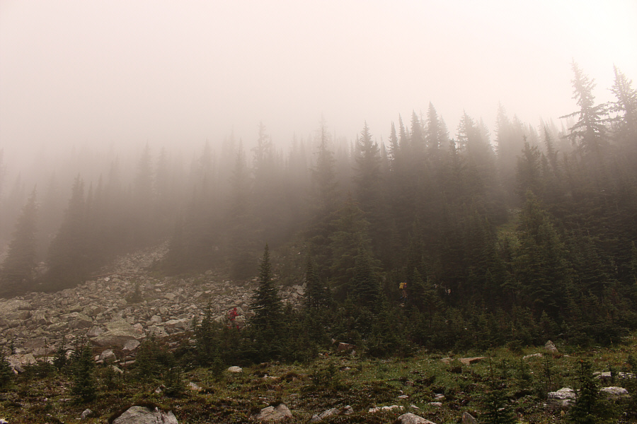 If you find yourself at a lake, you've gone the wrong way!