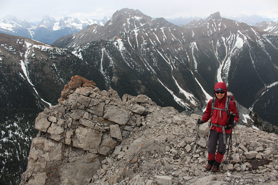 How many hiking poles does she need?