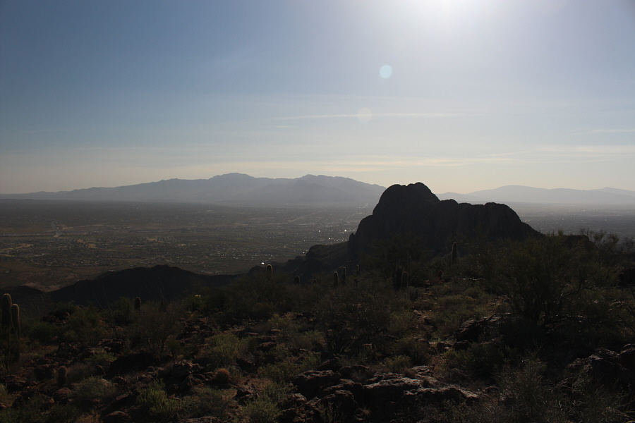Had I done my research properly, we could have bagged Safford Peak later in the day but not from this connecting ridge.