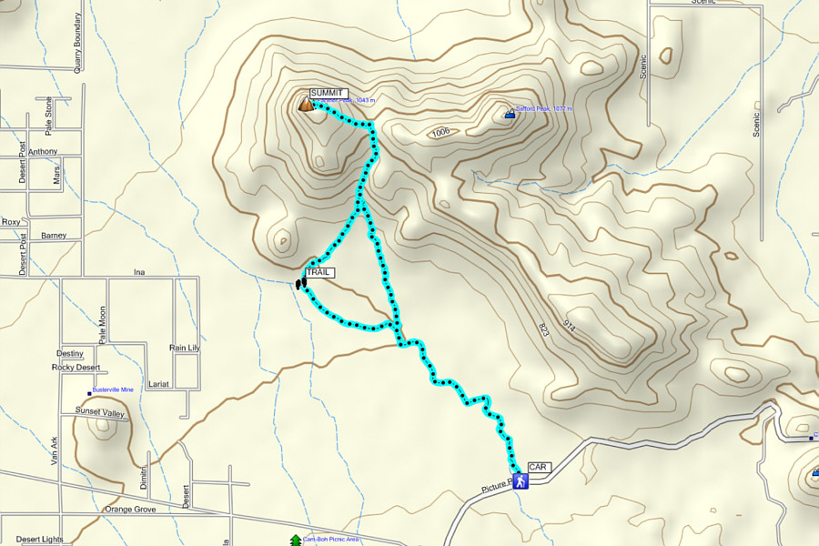 A very easy half-day hike.