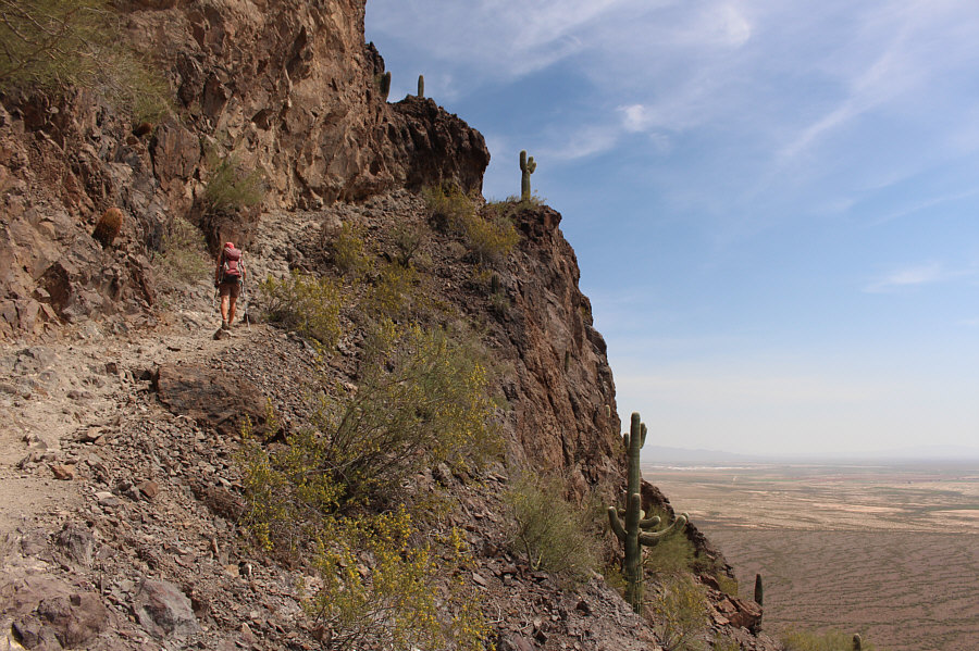 This is where the "hike" starts to get interesting...