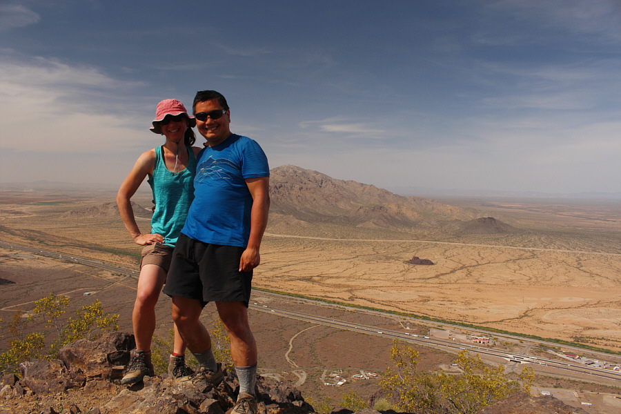 It's insane to be up here when it's this hot!