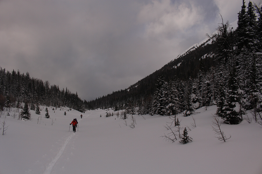 Maybe we should have brought light touring skis?