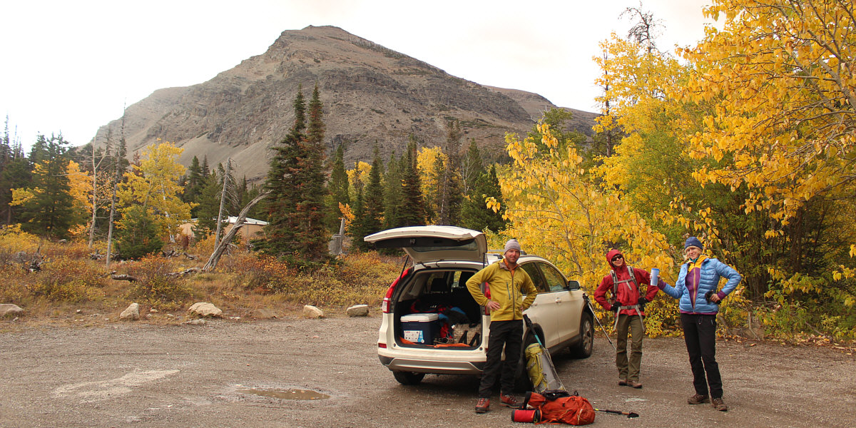 Don't take the trail which starts behind my car!