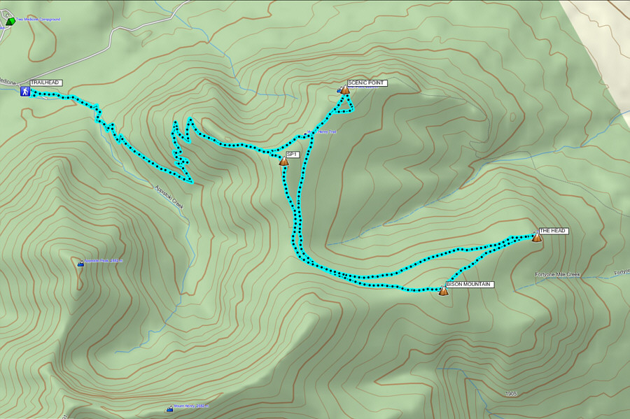 A good alternative to Scenic Point Loop for those that want to avoid difficult scrambling.