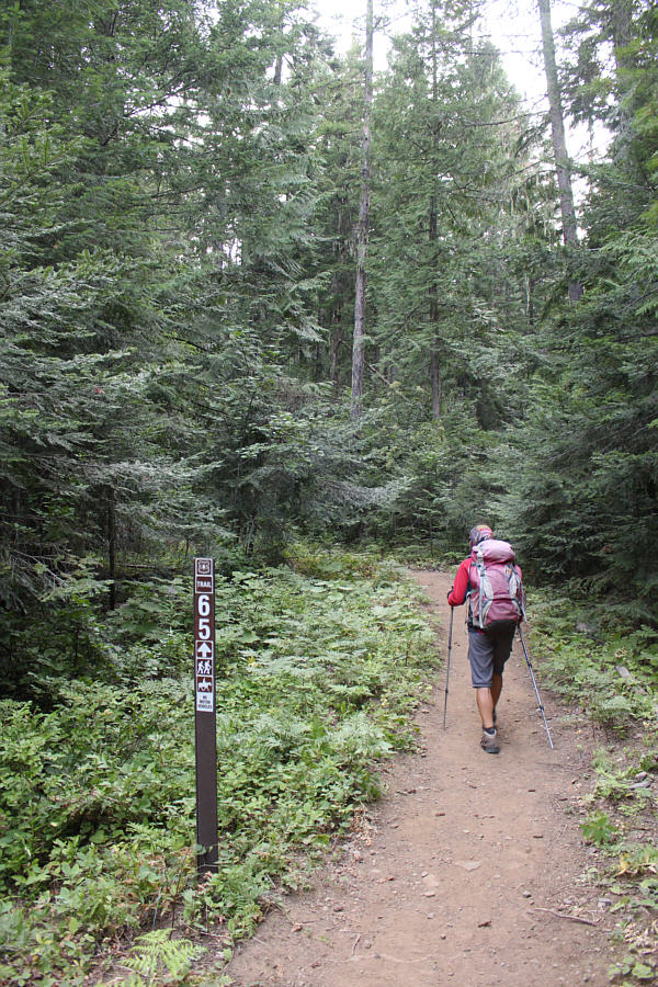 First one on the trail for today!