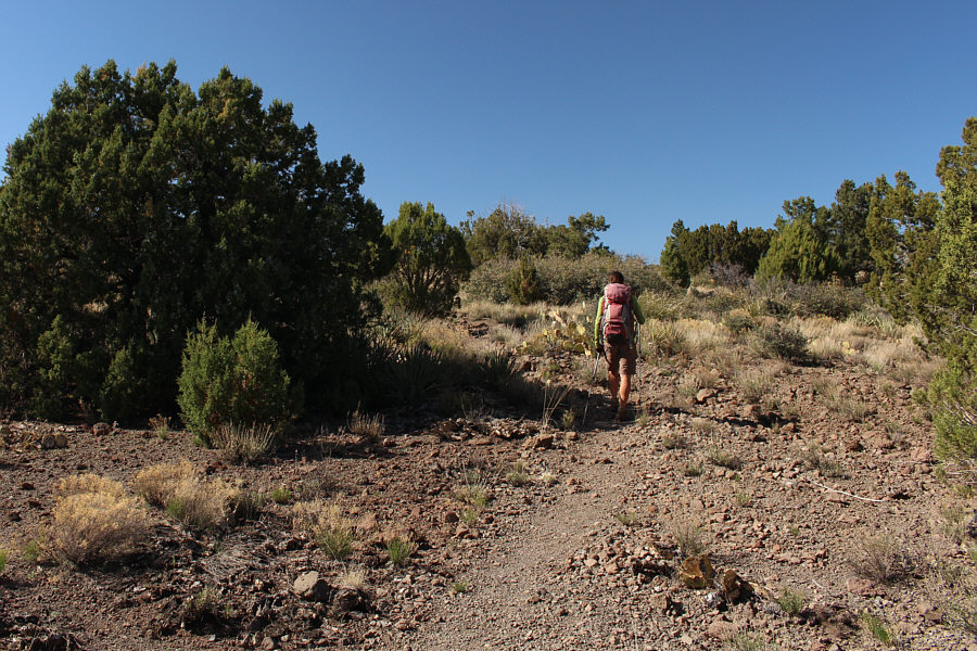 This looks like we're hiking in the desert flats!