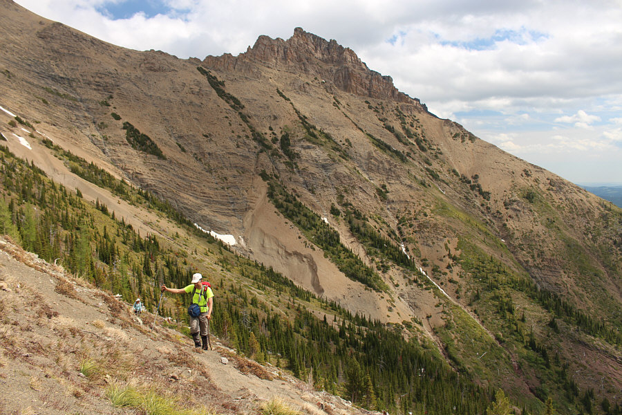 Note the erosion at centre. Might this be another Frank Slide in the making?