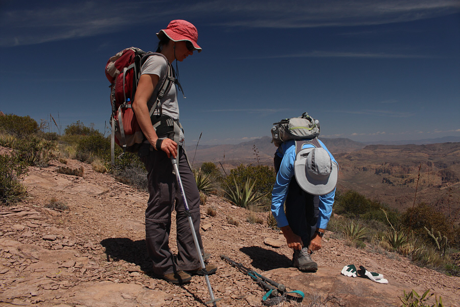 The perils of desert hiking!