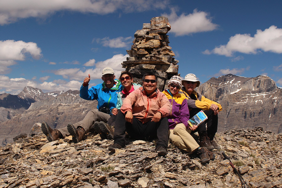 That's a big-ass cairn for such an infrequently (at least up until this year) visited peak.