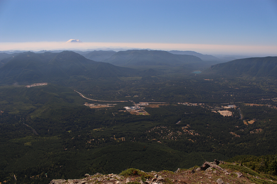 It would have been glorious to be up on top of Rainier on this day.
