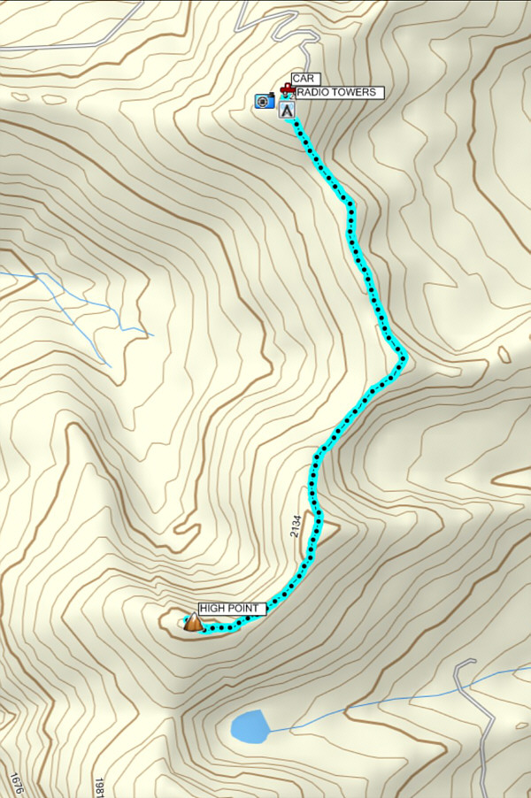 Might be worth returning on a clearer day...and with skis!