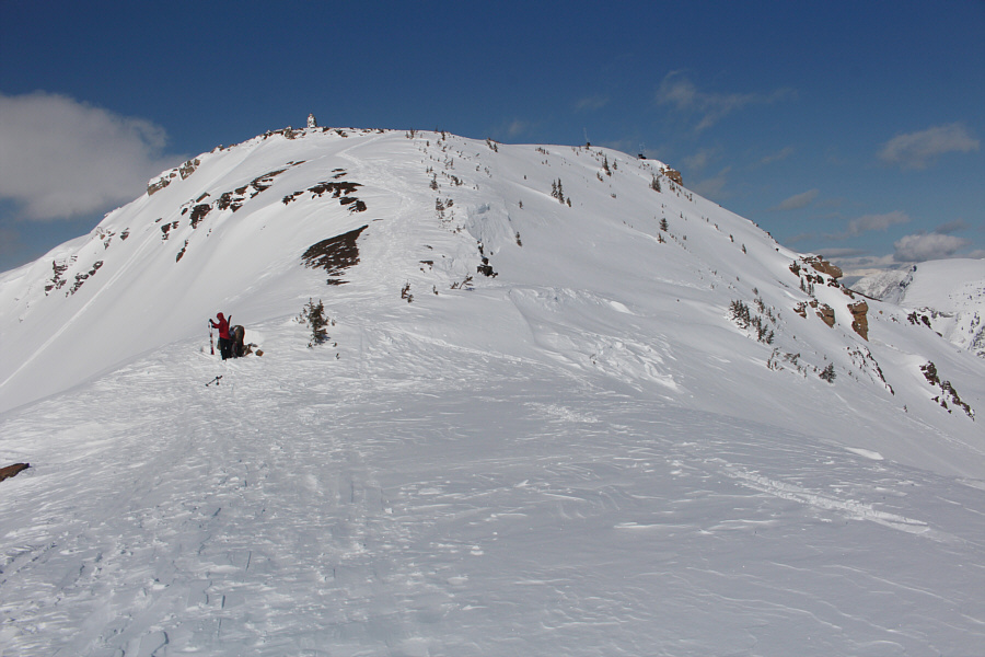 She values the base of her skis more than I do mine!