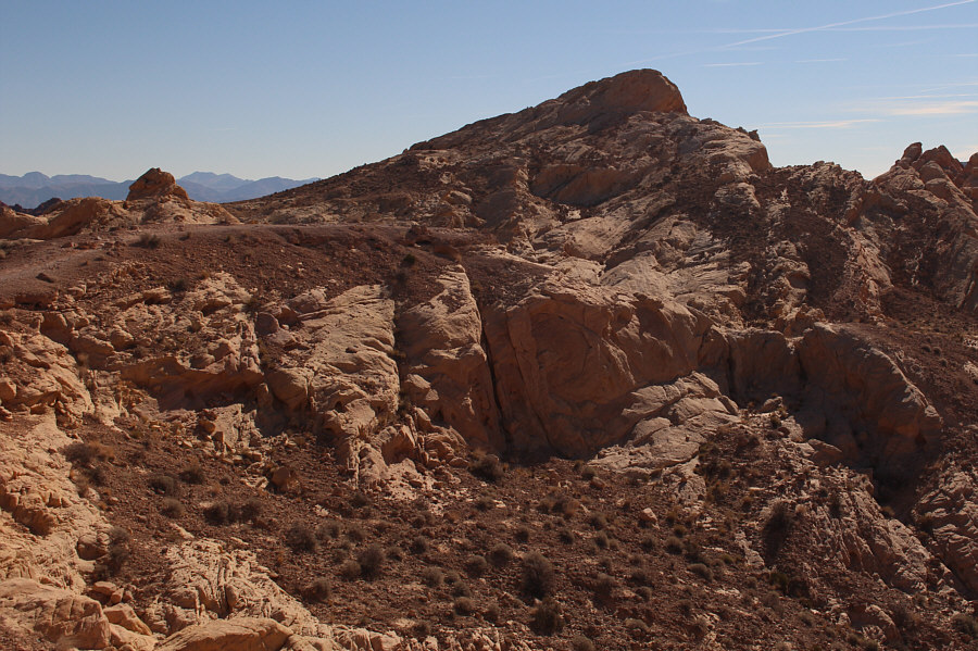 For more challenge, try the right-hand ridge!