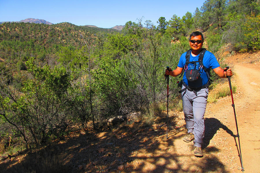 I'm a little "over-geared" for this short walk!