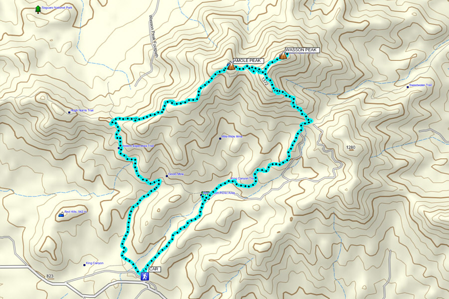 A very pleasant and easy two-peak outing!