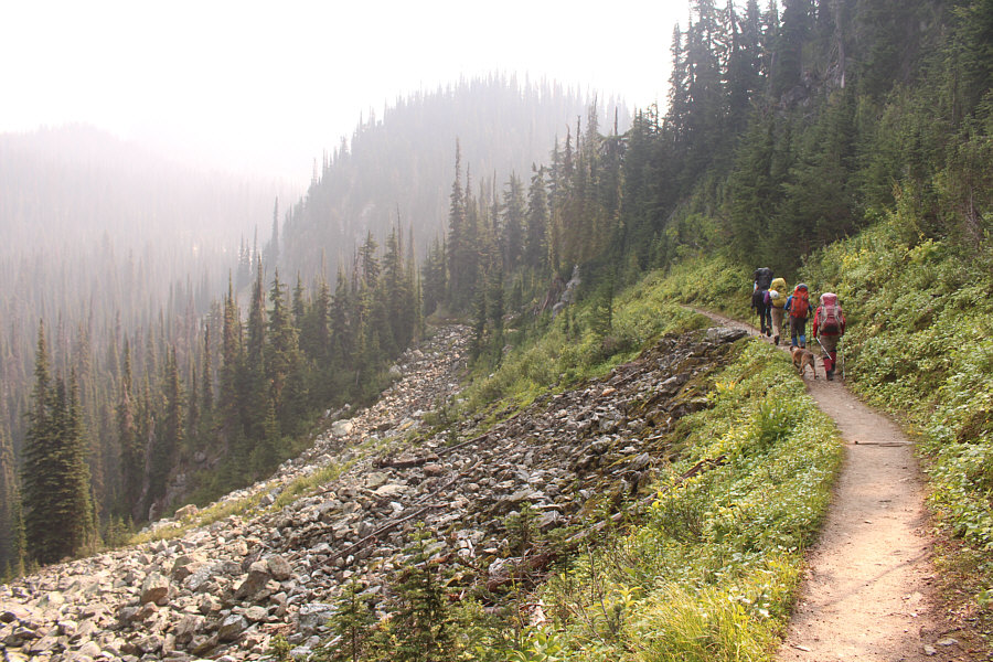 Keep an eye out for huckleberries...and bear "49"!