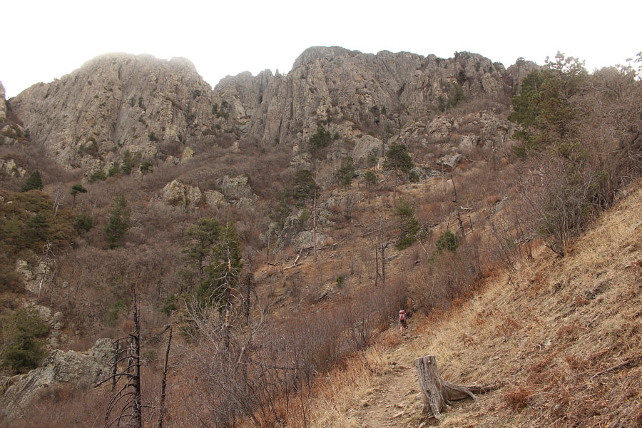Those cliffs look a little daunting!
