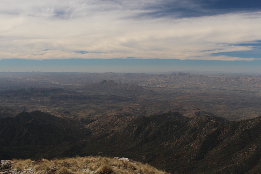 I can almost imagine seeing the Gulf of California from here...