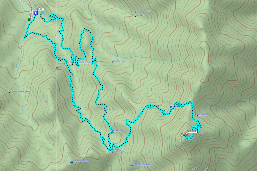 Great hike but don't expect solitude!