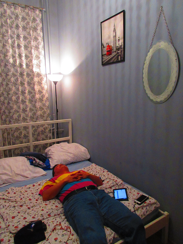 Why is there a picture of London's Big Ben in a Polish hostel??