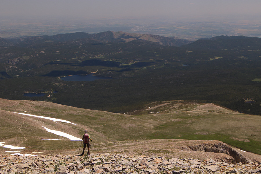 We're actually not that far from the official trail...