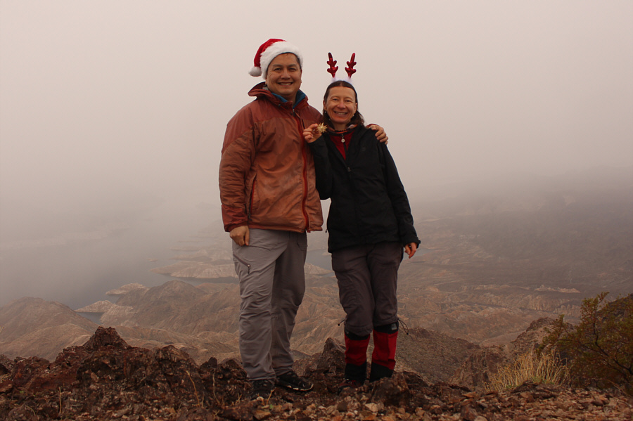 The soggy summit can't dampen our Christmas cheer!