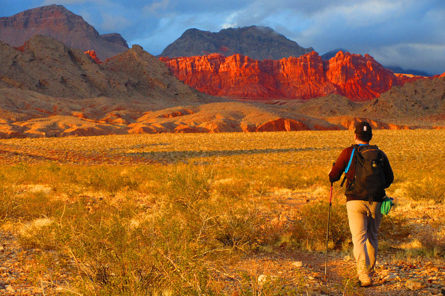A great reward at the end of a long hike!