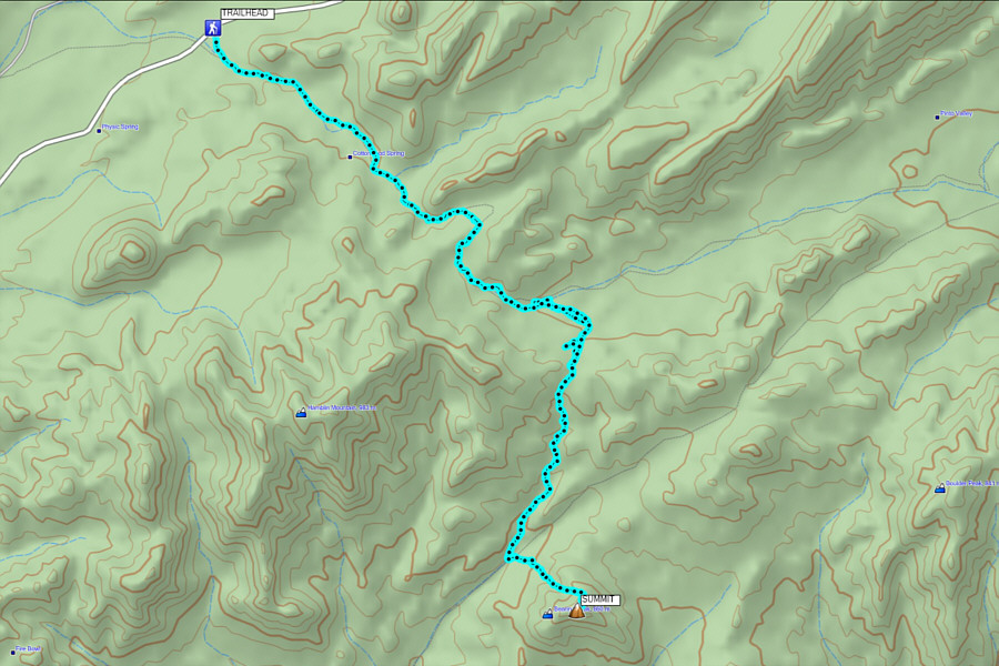 A truly fantastic hike, but wait for a bluebird day!