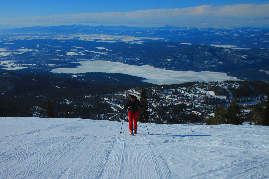 The views were better from here than from the top of the resort!