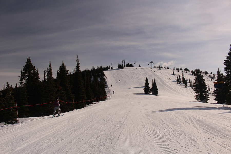 But the top of the resort is not the summit...