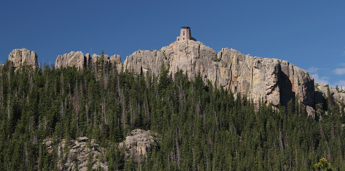 The CCC did a great job of matching the stones of the tower with the summit rocks.