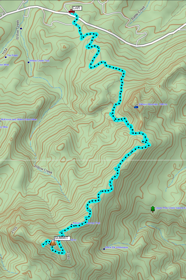 This is a longer walk than the usual southern approach but also far more tranquil and enjoyable.