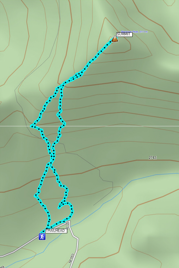 A very nice and easy half-day hike from the trailhead.