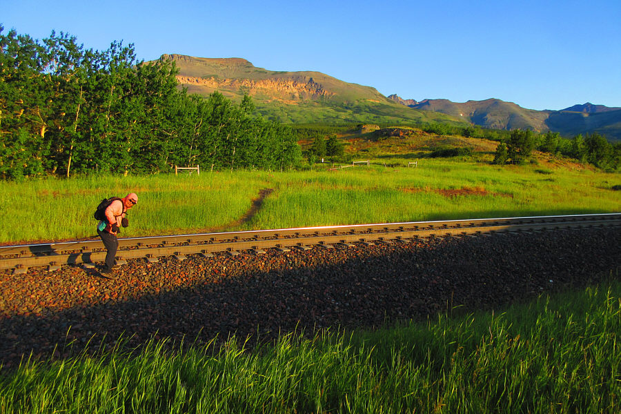Trains frequently run through here.