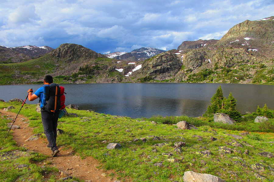 It took us under 4 hours to get here from the trailhead.