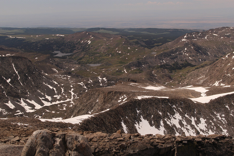 And now we gotta walk back down all this rubble...