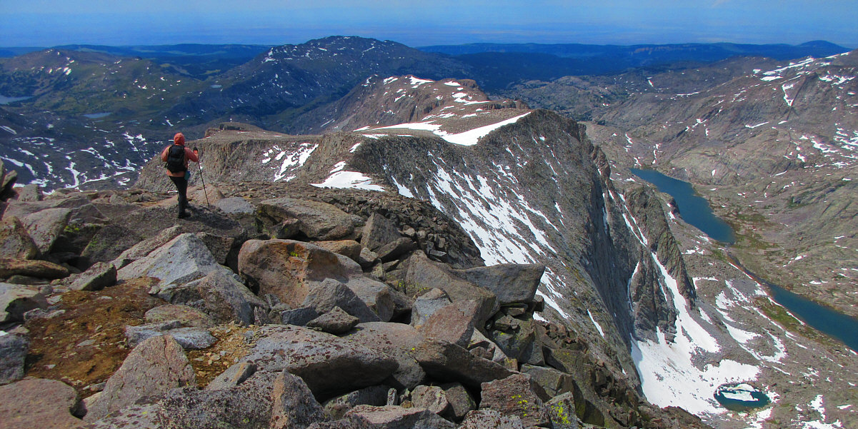 At least the views are stunning enough to distract us from our suffering!