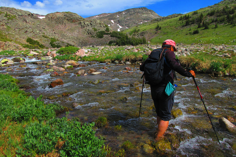 That water is freakin' cold!