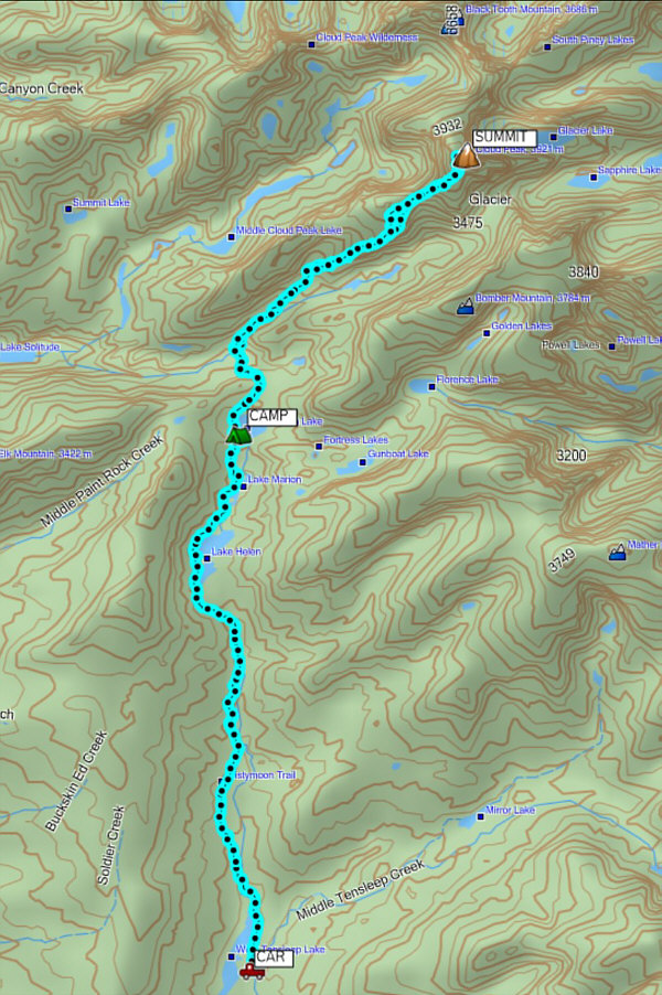 Mosquitoes were terrible in the valleys! Maybe save this one for late summer or early fall.