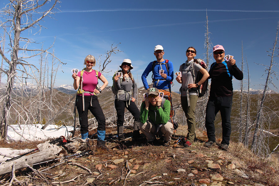 A great occasion to use my "The Ladies of Star Wars" playing cards!