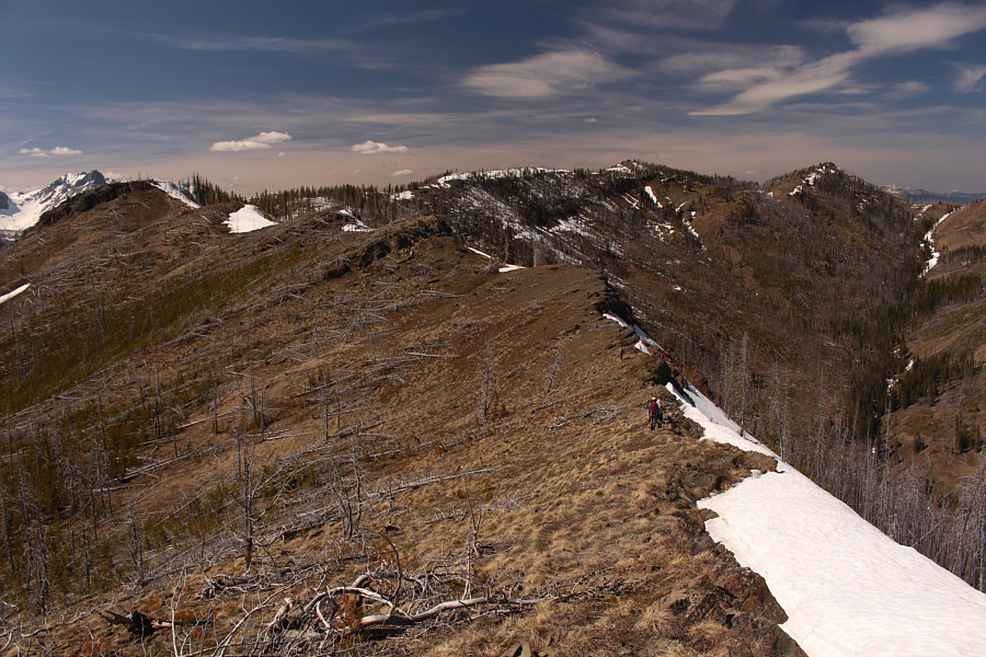 The high points are farther away than they look!