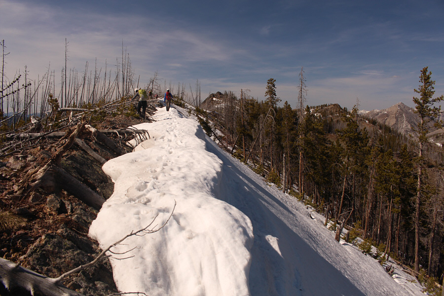 Our boots were already soaking wet at this moment.