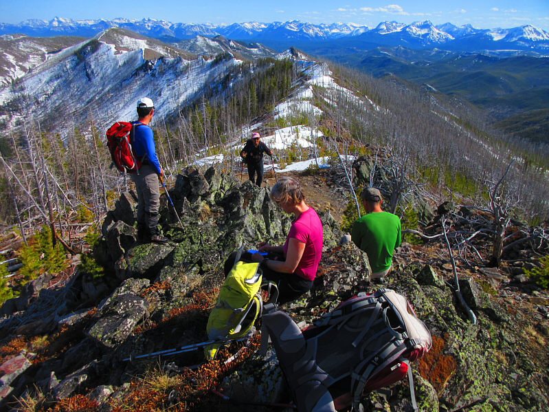 This is probably the best viewpoint along Hastings Ridge.