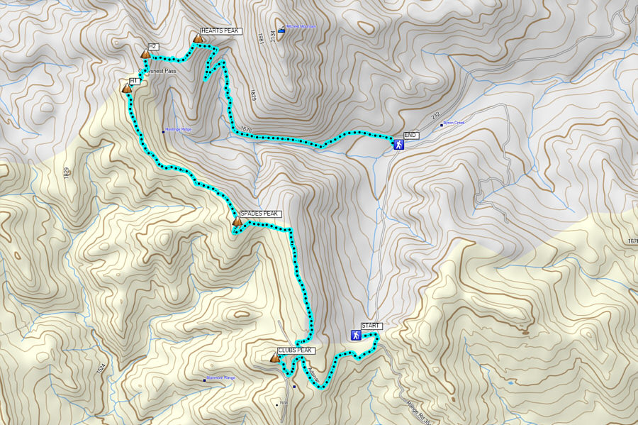 A challenging but rewarding ridge walk worth saving for a nice day.