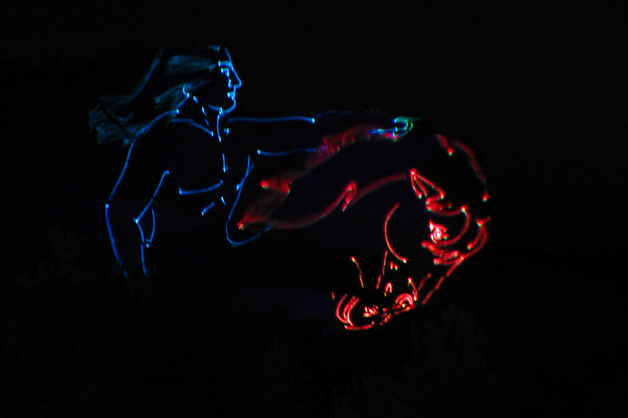 Only thing missing was the disco music!